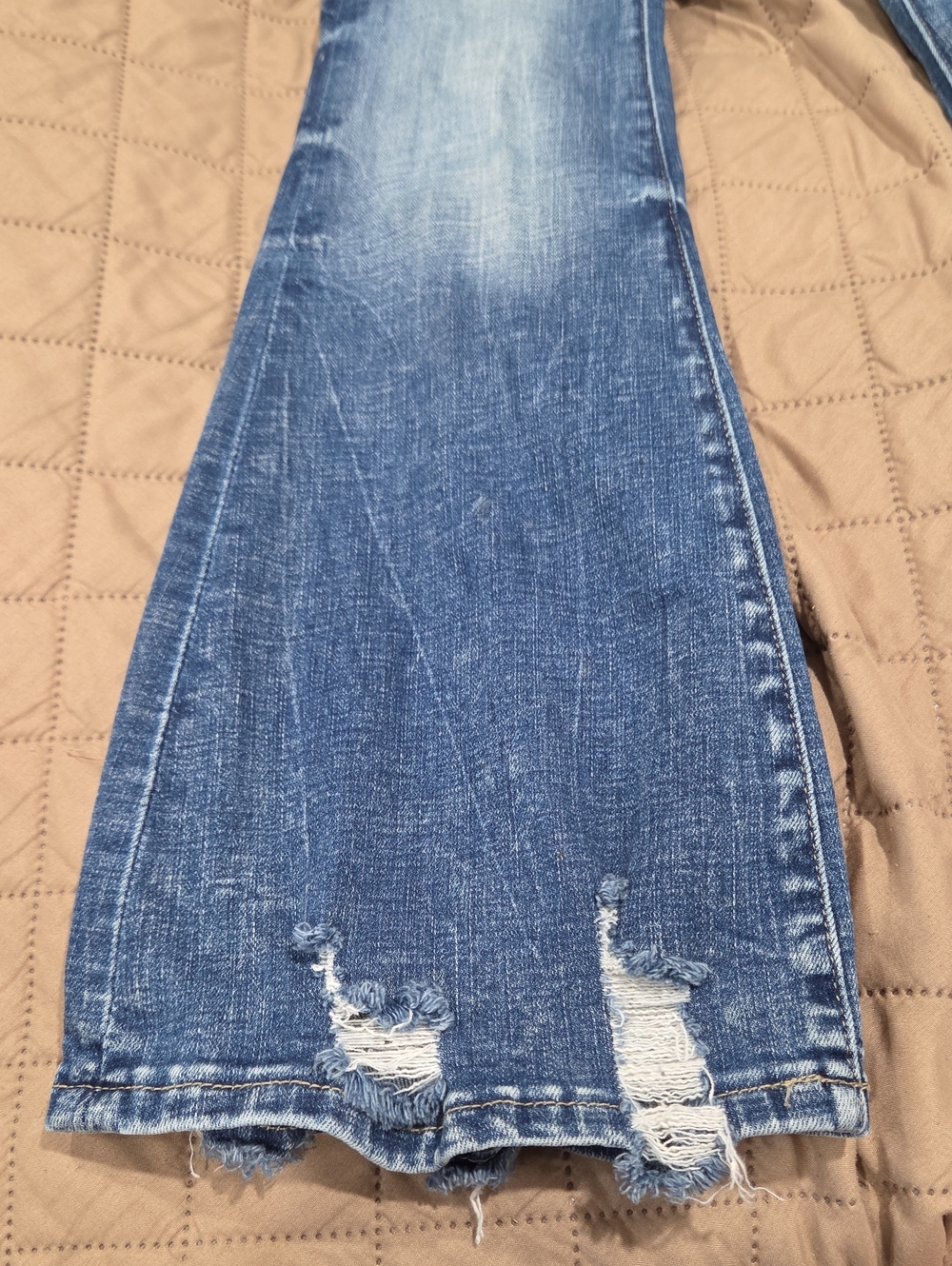 BKE Blue Distressed Boyfriend Jeans - Picture 8 of 8